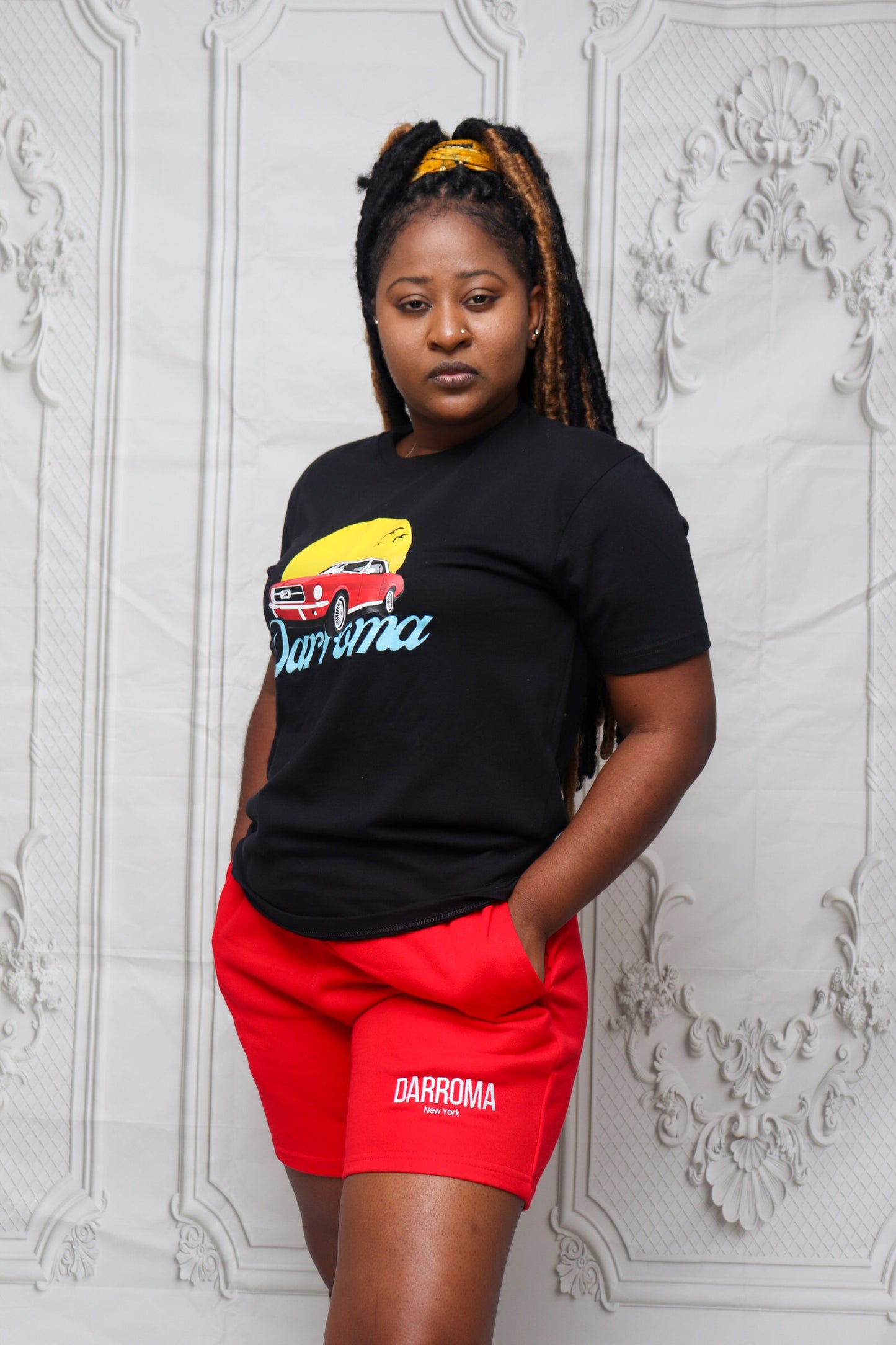 Black Darroma Summer Style T-Shirt