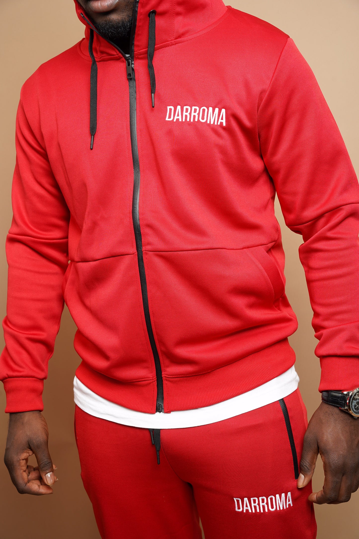 Darroma Tech Men's Full-Zip Hoodie