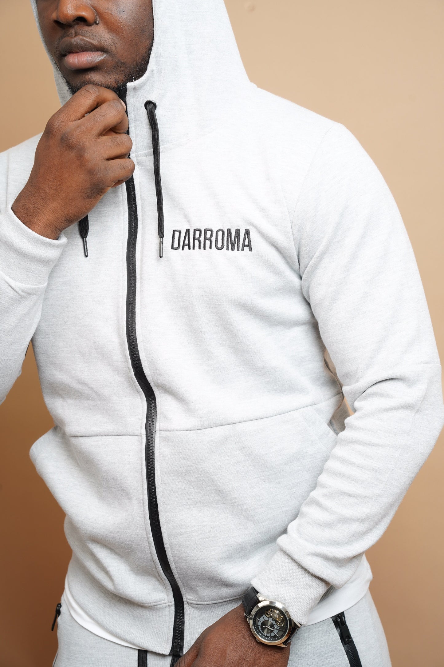 Darroma Tech Men's Full-Zip Hoodie