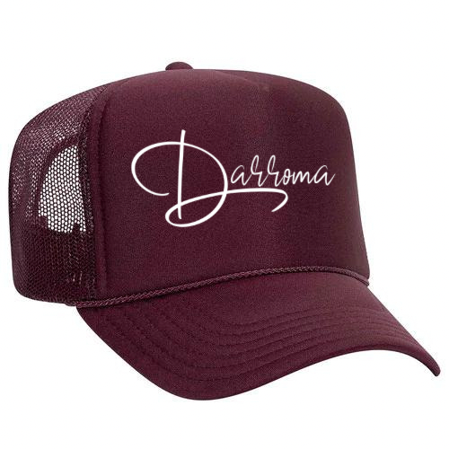 Burgundy Darroma’s Trucker Hats