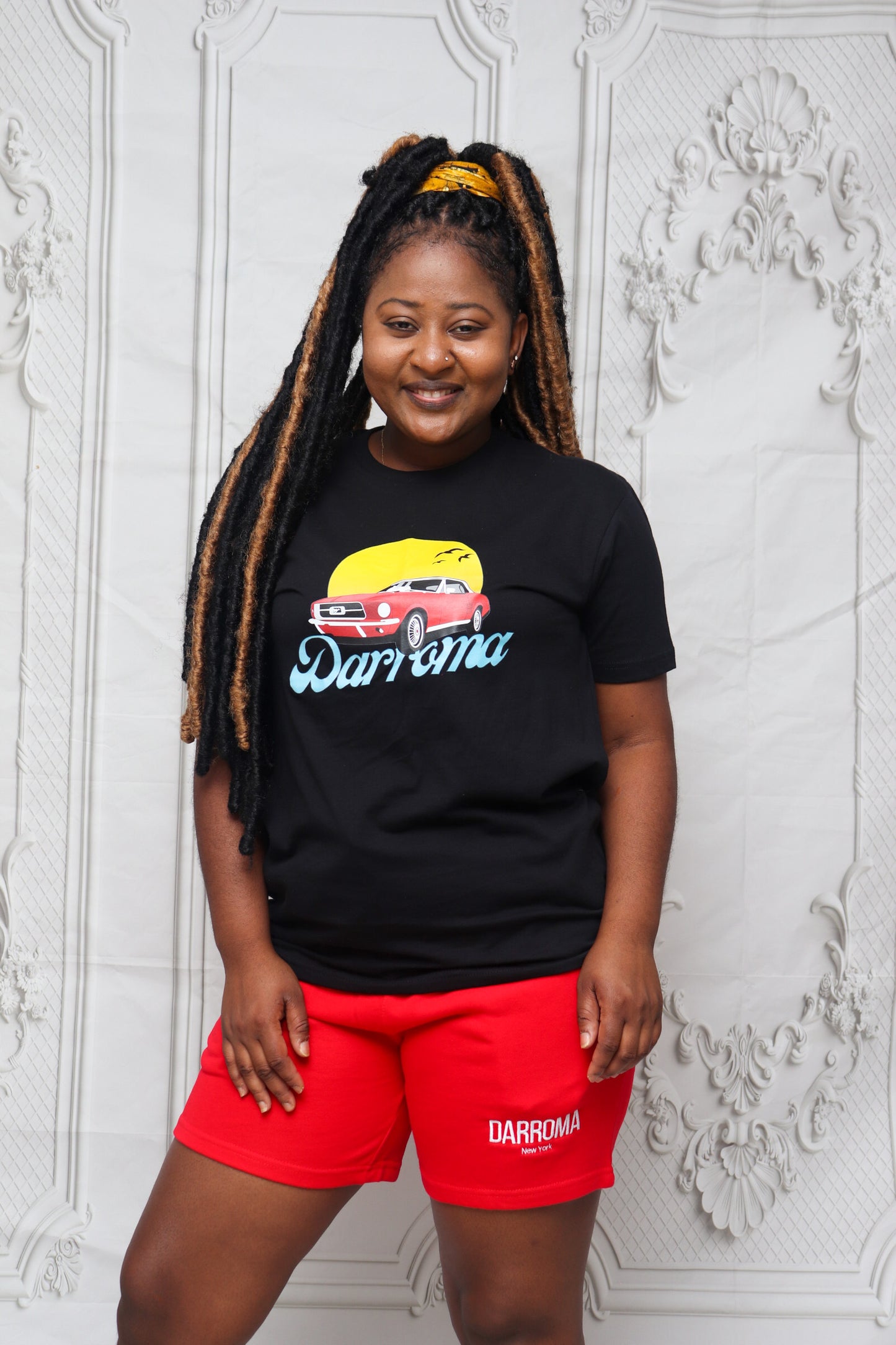 Black Darroma Summer Style T-Shirt