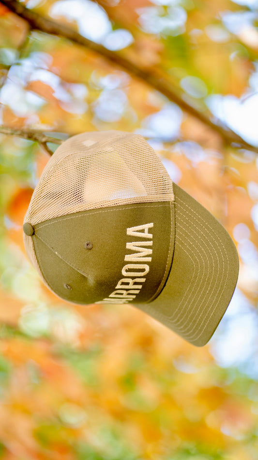 Darroma’s Raw Trucker Hat “Olive”