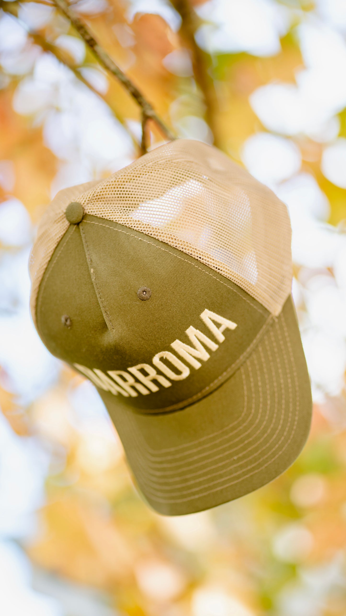 Darroma’s Raw Trucker Hat “Olive”